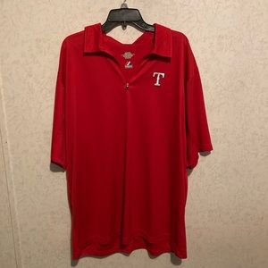 Texas Ranger quarter zip polo